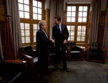 Mark Rutte receives Antonio Guterres
